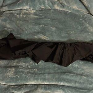 Victoria's Secret Black Ruffle Bikini top